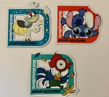 NEW 3 AP Magnets Ray , Stitch, Hei Hei WDW Disney World Annual Passholder MAGNET picture