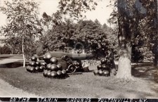 On John Starin Grounds Cannon Balls Fonda Fultonville NY Mansion RPPC COPY picture