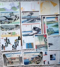 22 SETS OF PRINTS Hiroshige Utagawa Fifty-Three Stations Of The Tokaido Yomiuri picture
