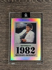 2025 Keepsake Michael Jackson Album Collection Spotlight #2 49/1982 Silver Foil picture