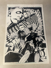 THE WITCHING #3 original comic art 2004 STUNNING SUPER COOL SPLASH Vertigo picture