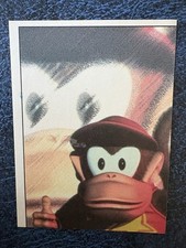 1996 Decje Novine Nintendo Cudesni Svet Album Stickers #1 Diddy Kong (Yu) Rare picture