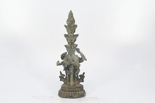 Title: Antique Bronze Eleven-Headed Avalokiteshvara Statue Chenrezig Buddhist Ar picture