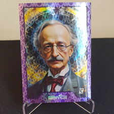 Cardsmiths 2025 Space Trading Cards Max Planck #70 Serial #01/49 Alpha Print picture