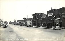 c1930s RPPC Postcard; Main Street Scene, St. Ansgar IA 3761 LL Cook Mitchell Co. picture