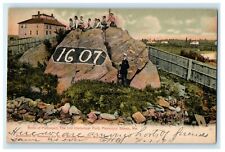c1911 Rock of Pemaquid, The Old Historical Fort, Pemaquid Beach, Postcard  picture