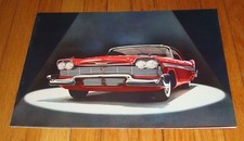 Original 1958 Plymouth Full Line Deluxe Sales Brochure Belvedere Fury Savoy picture