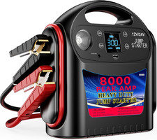 8000A 12V/24V Jump Starter for Large Gas & Diesel Engines, Heavy-Duty Portable B picture