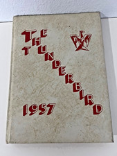 Casper College Thunderbird Yearbook 1957 Casper, Wyoming Hardcover picture