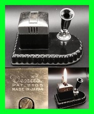 Rare Vintage Bakelite Art Deco Venus Petrol Table Lighter Pen Holder Activated picture