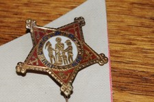 L. of G. A.R. 1861-1866  Fraternal Organization Pin Gold Filled 1897 Historical* picture