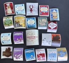 Starbucks Thanksgiving & Christmas Stickers Vintage Original Coffee 21 Labels picture