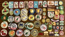 75 Vintage Girl Scout Patches Badges Pins 1970’s 1980’s Mixed Lot New & Used picture