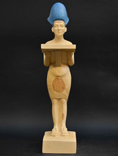 Authentic Ancient Egyptian Antique Rare King Akhenaten Statue Figurine BC picture