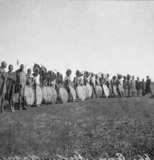 Masai warriors Uganda 1899 OLD PHOTO picture