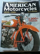 STANDARD CATALOG OF AMERICAN MOTORCYCLES 1898-1981: ONLY By Jerry Hatfield Mint picture