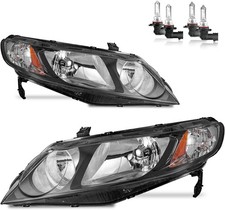 Headlights Assembly for 2006-2011 Honda Civic 4-Door picture