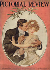 PICTORIAL REVIEW 12 1908 Man seeks kis from redhead by Frank X Leyendecker picture