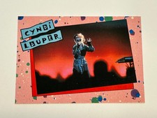 1985 Topps Cyndi Lauper #27 - Cyndi's speaking voice has often been compared picture