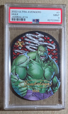 2022 Fleer Ultra Avengers Jambalaya Hulk PSA 9 Marvel #7 picture