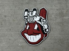 Superior Defense “Chief Wahoo” Wild Thing SupDef PVC Patch FOG WRMFZY picture