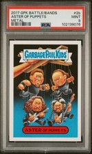 PSA 9 2017 Garbage Pail Kids Battle the Bands ASTER OF PUPPETS #2b GPK Metallica picture
