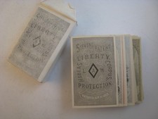 Antique 1869 Playing Cards 