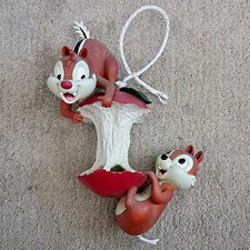 Rare Disney Chip 'n Dale Hanging Bird Feeder picture