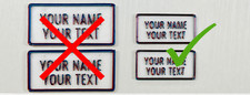 Custom RC car license plate with YOUR NAME on - Fits 1/8, 1/10th Scale RC Cars picture