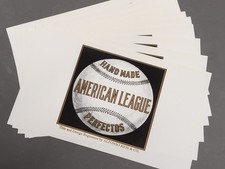 Vtg Lot of 10 Early 1900s Cigar Box Labels - American League Perfectos -Baseball picture