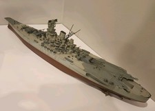 Pro Built 1/350 IJN Yamato ww2 Japanese Battleship Model picture