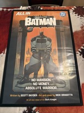 ABSOLUTE BATMAN PROMO POSTER 24X36 SUPER RARE FRAME INCLUDED OFFICIAL DC MERCH picture