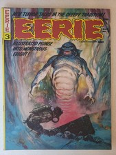 Eerie #3 Warren May 1966 Cover by Frank Frazetta, Very good condition. picture