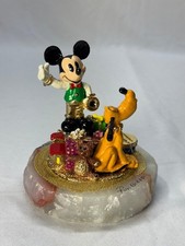Ron Lee Disney Mickey Mouse Pluto Statue Artist Proof AP 7/14 Signed 2001 Stone picture