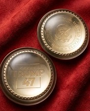 Rare Authentic President Donald J Trump 47 VIP Salisbury Pewter Paperweight Set picture