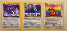 MINTY LOT Dragonite 19/62, Dragonair 22/130, Dark33/82, Fossil 1999-2000 Wizards picture
