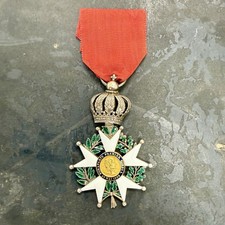Original French 2nd Republic 1848-1851 Legion Of Honor Medal Sterling Gold picture
