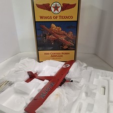 Ertl Wings of Texaco 1929 Curtiss Robin Diecast Plane Bank NIB picture