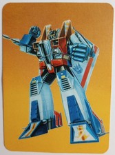 Transformers G1 Starscream card. Yellow variant. #98 picture