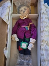 Vintage 1994 Ashton Drake Wizard Of Oz The Scarecrow Porcelain Doll In Box COA picture