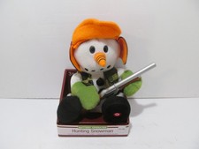 Enchanted Forest 2018 Menard's Jingle Bells Singing Dancing Hunting Snowman picture