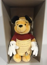 Winnie The Pooh Gund Mohair Bear Dressed as Mickey Mouse in Box Ltd Edition RARE picture