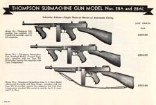 Thompson Machine Gun Advertising 1921 magazine ad Vintage photo  8X10 picture