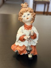 Vtg Capodimonte Italy Porcelain Figurine Giuseppe Armani By Rori Choir Girl picture