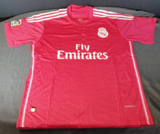 NWT REAL MADRID CF SOCCER TEAM FOOTBALL FUTBOL PINK JERSEY FIFA SHIRT XL picture