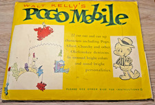WALT KELLY'S POGO MOBILE 1954 ORIGINAL WITH ENVELOPE AND WAVY WIRE VINTAGE picture