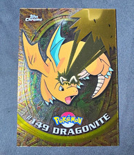 2000 Topps Chrome TV Animation Edition Pokémon #149 Dragonite Spectra Hologram picture