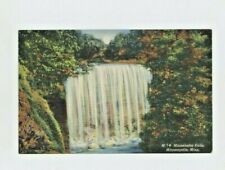 Vintage Postcard  MINNESOTA   MINNEHAHA FALLS, MINEAPOLIS  LINEN  UNPOSTED picture