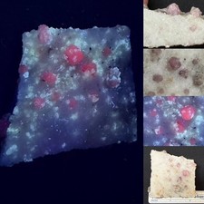 SCARCE BEAUTIFUL RED FLUORESCENT SPINEL CRYSTALS , BADAKHSHAN , AFGHANISTAN picture