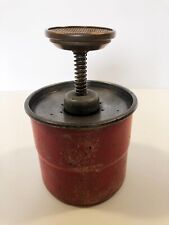 Antique Vintage Plunger Can, Brass Plunger/Insides, Still Works Great, Rare Find picture